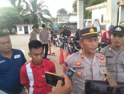 Polres PALI Jaga Keamanan SPBU Beracung