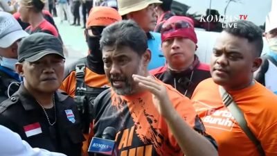 Presiden Konfederasi Serikat Pekerja Indonesia (KSPI) Said Iqbal