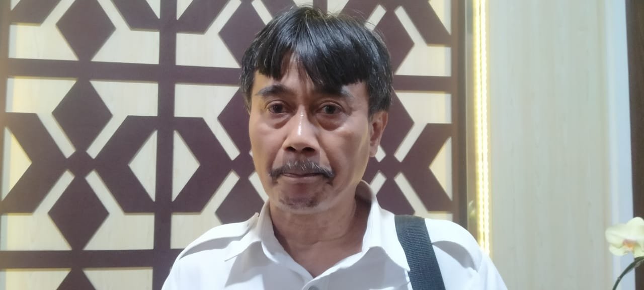 Wahyu Sukmana, selaku Pengendalian Pengadaan Lahan PT Waskita Tol, usai bahasan bersama PTPN VII dan Sekda, di ruang rapat Setda Sumsel , Selasa (27/9/2022).