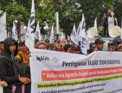 Ratusan Petani Sumsel Geruduk Kantor ATR/BPN