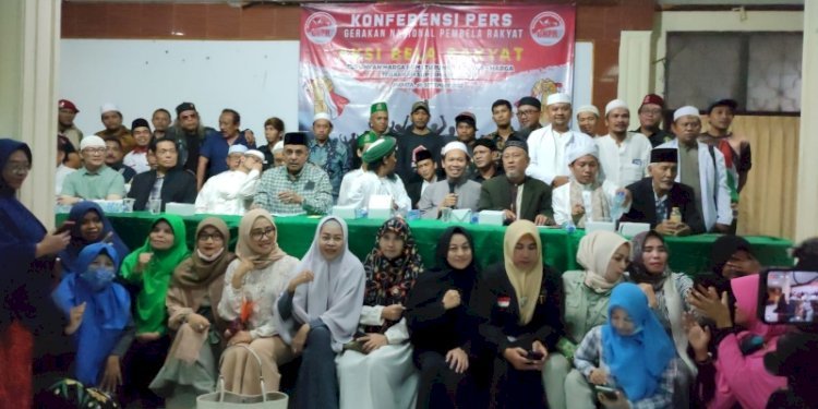 Konferensi pers Aksi Gerakan Nasional Pembela Rakyat