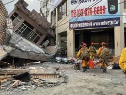 Gempa Kuat Guncang Taiwan, Peringatan Tsunami Berbunyi