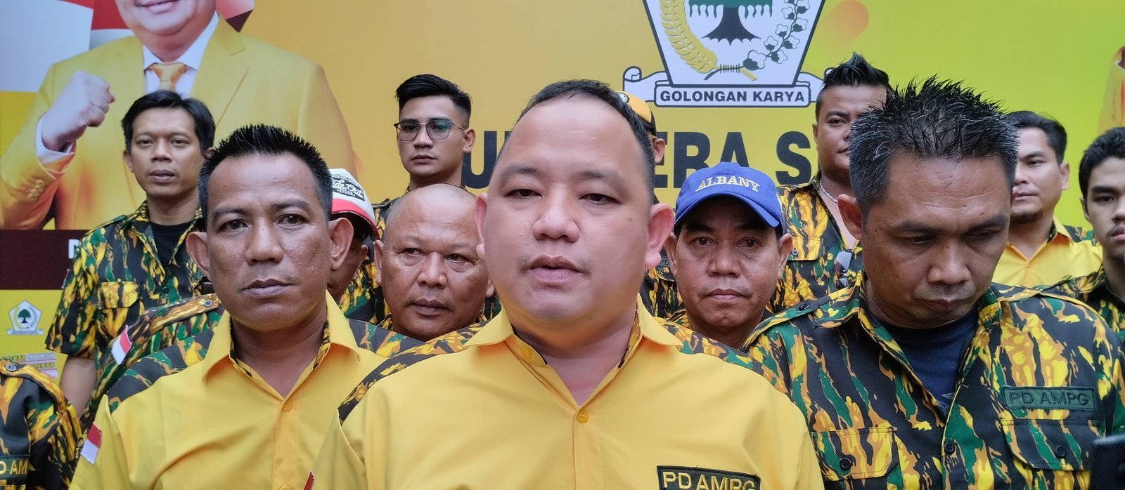 Ketua Pelaksana acara sekaligus Ketua Angkatan Muda Partai  Golkar (AMPG) Sumsel Kms Idham Murni