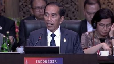 Presiden Joko Widodo resmi membuka konferensi tingkat tinggi (KTT) G20 di Bali pada Selasa 15 November 2022.-Foto: Tangkapan Layar-