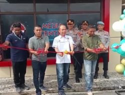 Polres Banyuasin Launching Media Center PWI Akan Siapkan Wartawan Kompeten