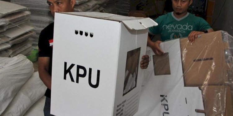 Seperti Pemilu 2019, Pemilu 2024 akan menggunakan kotak suara dari bahan kardus/Net