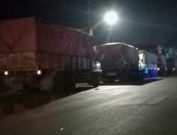 Angkutan Batubara Parkir Sembarangan, di Denda Rp,1,5 Juta