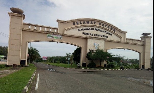 Kawasan perkantoran Pemkab Banyuasin