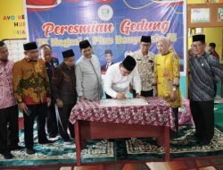 Bupati Banyuasin Resmikan Pembangunan dan Rehap Gedung TK Negeri 1 Banyuasin III Tahun 2022