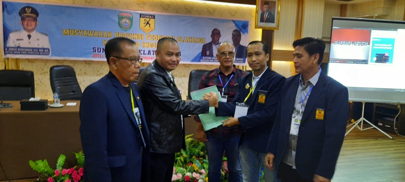 Dr. RM. Taufik Husni, SH., MH resmi aklamasi menggantikan Dr. Joncik Muhammad, S.Si., SH., MH Ketua Federasi Karate-Do Indonesia (FORKI) masa bakti masa bakti 2023-2027.