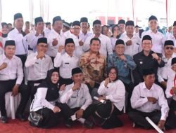 Bupati Dan Wakil Bupati Banyuasin Hadiri Pelantikan 166 Ketua RT dan RW