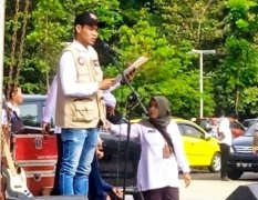 Ribuan anggota Pantarlih Palembang resmi dilantik/ist.