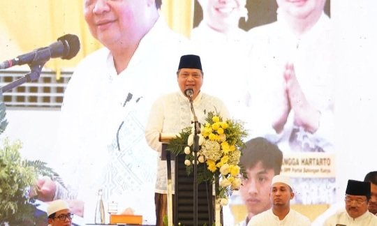 Ketua Umum DPP Partai Golkar, juga menjabat Menteri Koordinator Bidang Perekonomian Indonesia, H Airlangga Hartarto