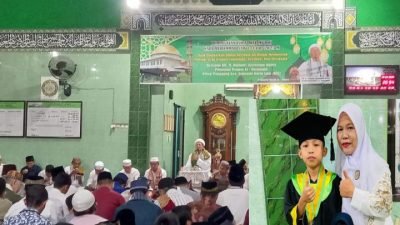 Isra Mi’raj dan Wisuda TPA AL-Barokah, Masjid At Taqwa Muara Enim Undang Penceramah KH Gerentam Bumi