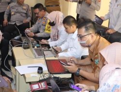 Sosialisasi IKD, Capil Muara Enim Gandeng Polres
