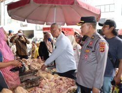 Polres dan Sekda Muara Enim Sidak ke Pasar