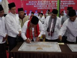 Bupati dan Wabup Banyuasin Safari Ramadhan ke-4 di Desa Wonodadi