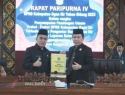 Fraksi – Fraksi DPRD Ogan Ilir Sampaikan Pandangan Umum Terhadap LKPJ 2022