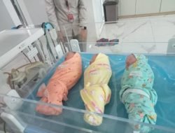 Perjuangan Ibu di Palembang Lahirkan Bayi Kembar Tiga