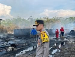 Pemilik Gudang BBM Ilegal Terbakar Di Simpang Tanjung Berhasil Diamankan