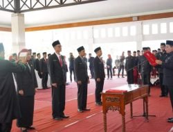 43 Orang Pejabat Administrator dan Pengawas Banyuasin Dilantik