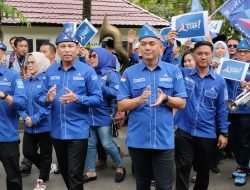Diiringi Musik Tanjidor, Demokrat Palembang Daftarkan 50 Bacaleg ke KPU