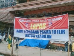 Pedagang Pasar 16 Dibongkar, Direktur Pasar Palembang Jaya Diduga Menghindar