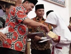 Peringati 10 Muharram, Bupati dan Wabup Banyuasin Santuni Ratusan Anak Yatim Fakir Miskin dan Kaum Dhuafa