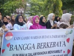 Masyarakat Muba Bangga Berkebaya dan Gambo Muba