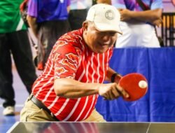 Meriahkan HUT RI ke-78, Pemkab Muba Gelar Turnamen Tenis Meja