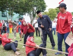 Pj Bupati Apriyadi Semangati Peserta Lomba Tradisional