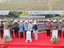 HUT ke-78 RI, PTBA Resmikan PLTS Irigasi Desa Karang Raja