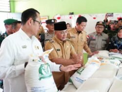 Pj Bupati Apriyadi Kembali Salurkan Beras CPP