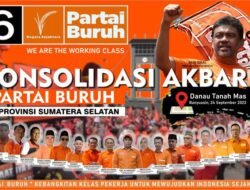 Konsolidasi Akbar Partai Buruh di Sumsel Turunkan 1.001 Buruh
