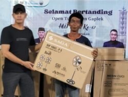 Sapar-Marwan Berhasil Menjuarai Gaplek PWI Muba 2023