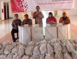 Pemkab Muba Terima Ratusan Paket Sembako CSR PT PLI