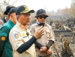Susuri Hutan di Ngulak, Pj Bupati Apriyadi Padamkan Karhutlah