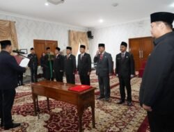 Bupati Banyuasin Kembali Lantik 5 Pejabat Tinggi Pratama