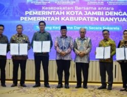 Pemkab Banyuasin dan Pemkot Jambi Lakukan MoU
