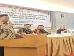 Sekda Banyuasin Buka Diklat dan Ujian Sertifikasi Pengadaan Barang dan Jasa Level 1