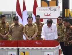 Presiden Jokowi Resmikan Tol Indralaya-Prabumulih