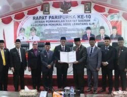 DPRD PALI Gelar Rapat Paripurna ke-10 Sahkan KUA dan PPAS