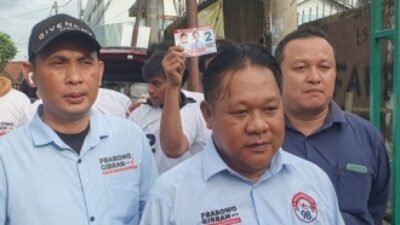 TKD Prabowo-Gibran Sumsel Bagikan Bantuan Kepada Korban Banjir