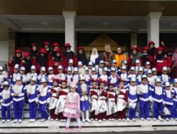 Ketua TP PKK Sumsel Tyas Fatoni Buka Marching Concert Gubernur Championship Tahun 2024