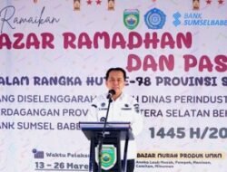 Agus Fatoni dan Tyas Fatoni Buka Bazar Ramadhan dan Pasar Murah