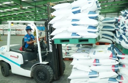 Pusri siapkan Stok Pupuk saat Ramadhan, (foto.Ist).