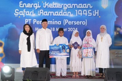 PT PGN Tbk selaku Subholding Gas Pertamina menyelenggarakan kunjungan unit operasi dan program berbagi dengan anak yatim piatu yang berada dalam wilayah kerja Medan