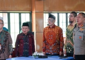 Bupati Dr Ir H Heri Amalindo saat hadiri musrenbang