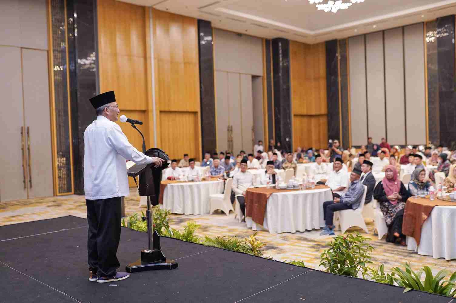 Dihadapan Pengurus IKA-Muba, Pj Bupati Apriyadi Umumkan Tahun 2024 ini Listrik MEP Beralih ke PLN