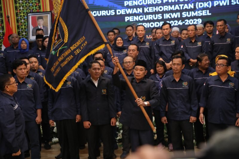 PWI Sumatera Selatan periode 2024 – 2029 resmi dilantik oleh Ketua Umum PWI Pusat
